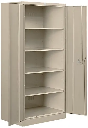 Salsbury Industries Standard Heavy Duty Storage Cabinet, 78-Inch by 18-Inch, Tan