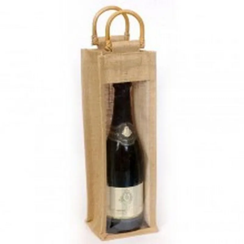 Customized Recycle Jute One Wine Bottle Bag Gift Bag Buy Jute 2 L