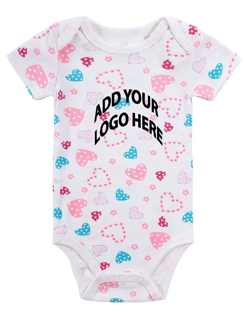 Wholesale Premature Baby Clothes 100 Cotton Baby Bodysuit Oem Custom