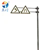 Round triangle rectangle stop go led traffic sign board for safety