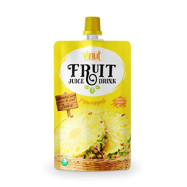 
250ml Mix Fruit Juice Pouch (bag) fruit juice bag 