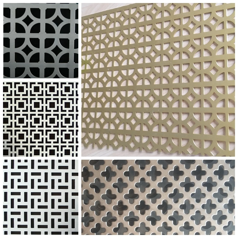 装饰花式孔穿孔金属网面板为建筑美学