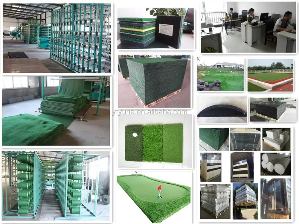 Factory made nylon artificial grass golf training aids mat, golf training mat,golf teaching mat