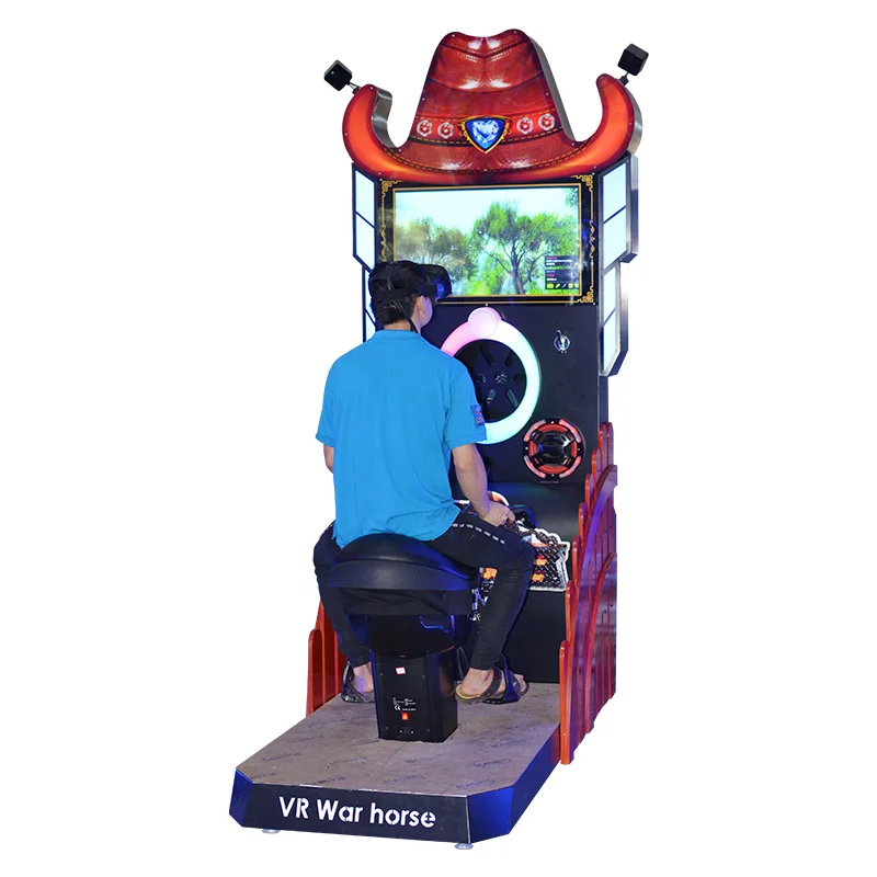 

VR horse racing shooting simulator games machine