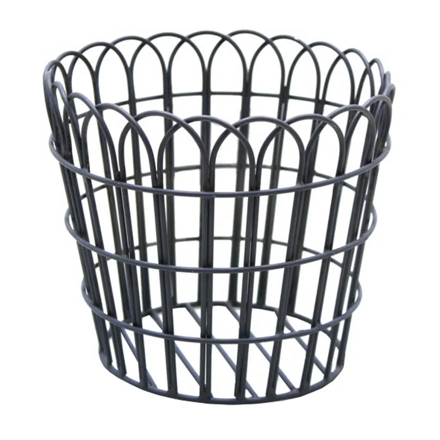 Grey Color Iron Metal Wire Basket Buy Grey Color Iron Metal Wire