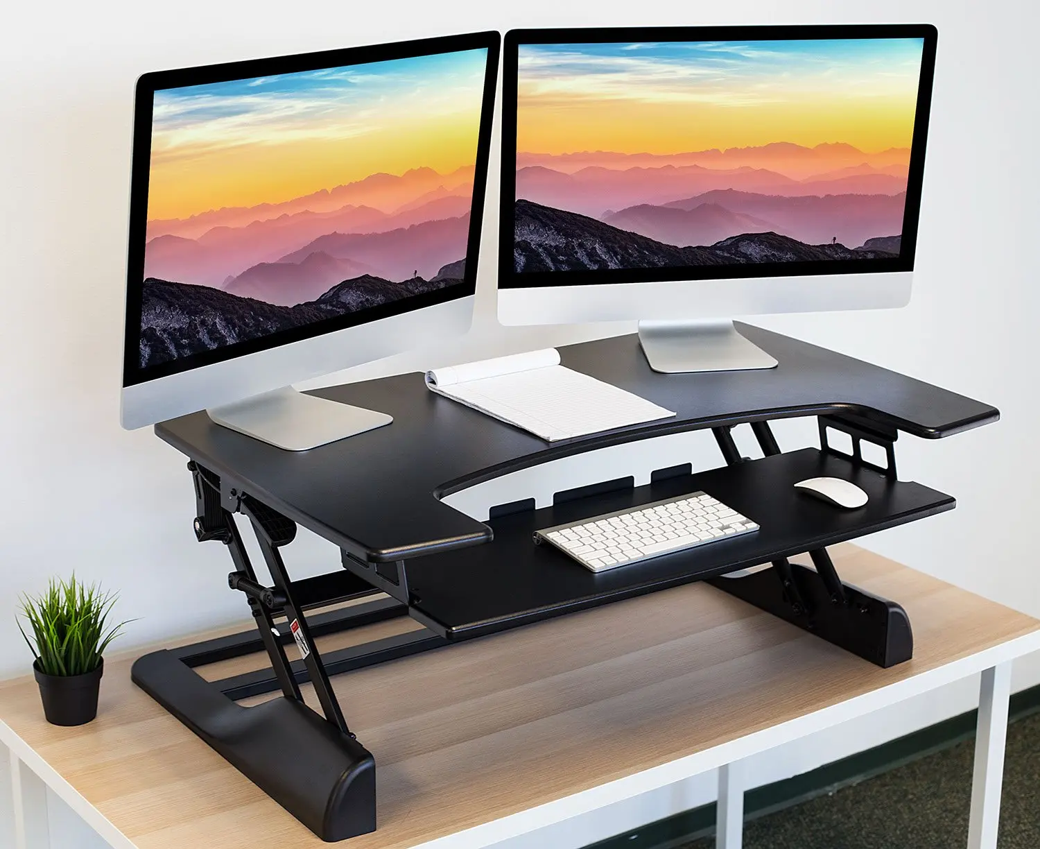adjustable standing desk converter 48 inch