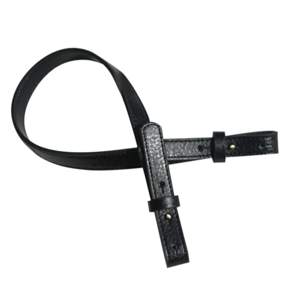 bag strap black leather