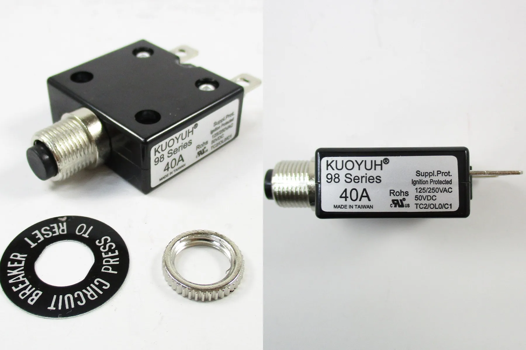 Circuit Breaker 40a Reset Switch Over Loading Protector For Mobility