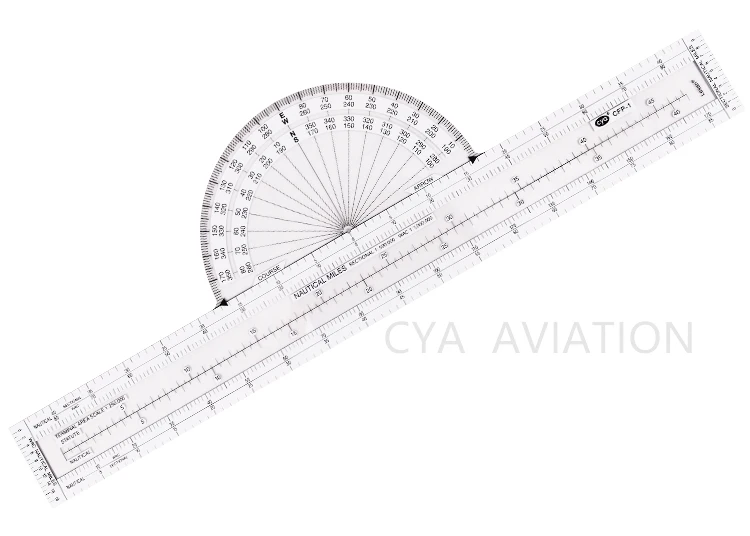 langlebig und robust Aviation Plastic Rotating Navigation Plotter 