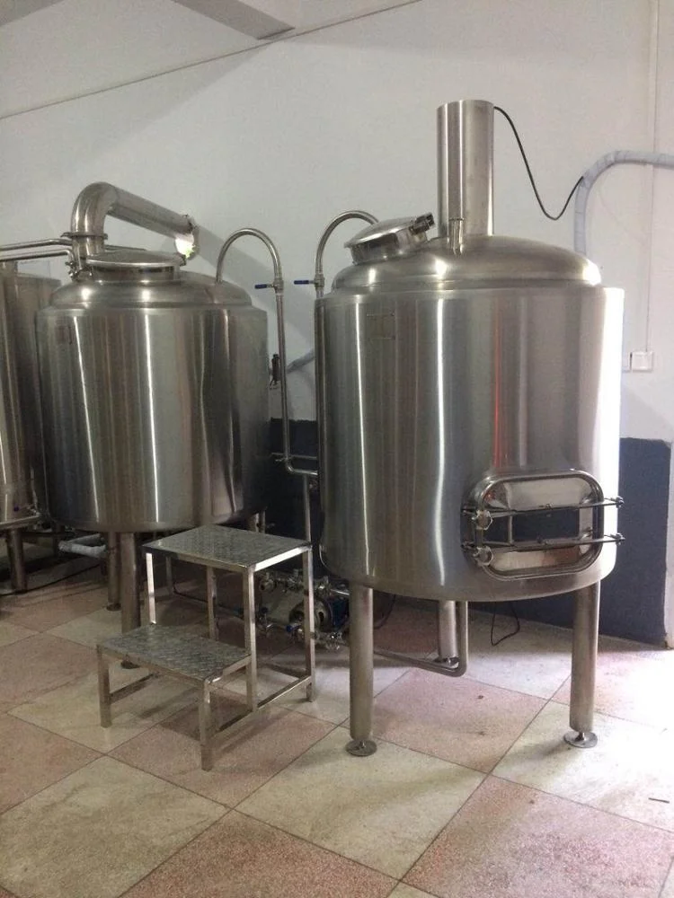 
SUS 304 brew house equipment beer brewing tanks 500L 5BBL electrical heating mash kettle 