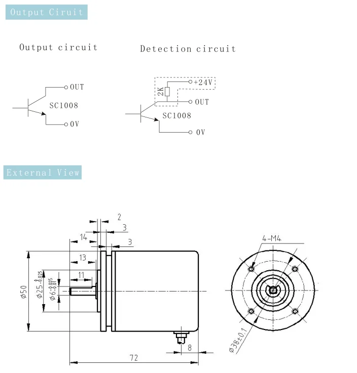 Donghe 17 Bit 20 Bit Absolute Optical Encoder 5v/24v High Precision ...