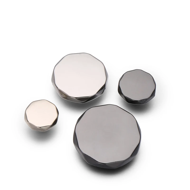 High Quality Zinc Alloy Gold Flat Press Metal Snap Fastener Button