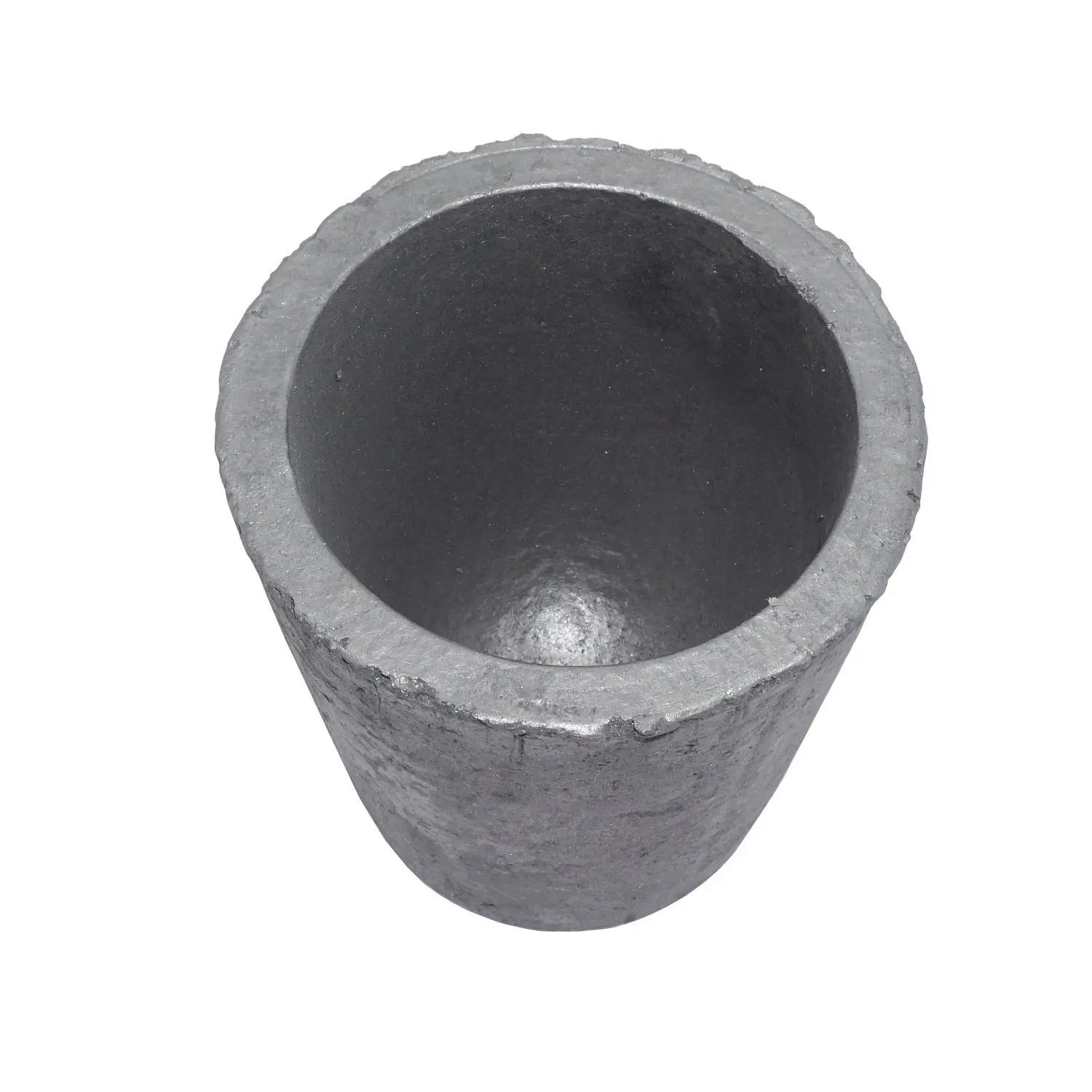 0.5# Foundry Silicon Carbide Graphite Crucibles Cup Furnace Torch Melting Casting Refining Gold Silver Copper Brass Aluminum