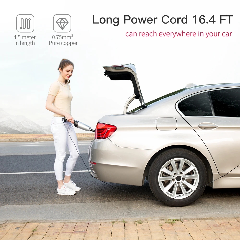 Yantu V01 Wired 12v Dc 100w 4000pa Portable Small High Power Handheld