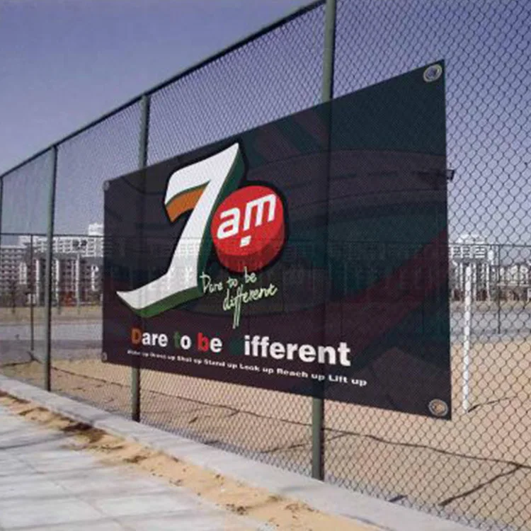 Fence Digital Printing Custom Advertising Pvc Mesh Banner With