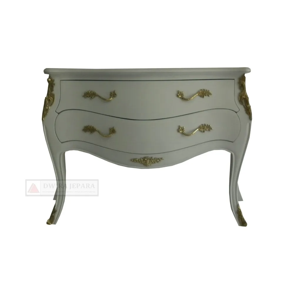 Wooden Furniture White Bombay 2 Drawers French Style Buy