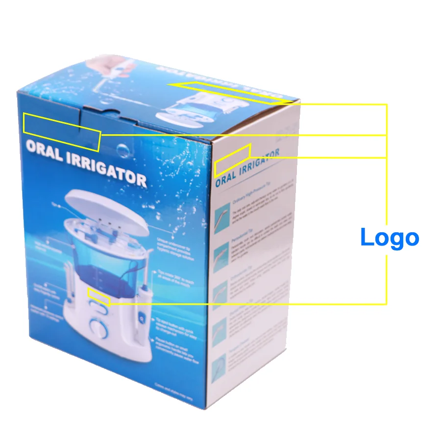 
Professional Water Dental Flosser for Home & Travel - Leak-Proof Electric Quiet Design Oral Irrigator with7 Interchangeable Nozz 