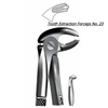 Suppliers Of Dental Tooth Extracting Forceps For Lower Molars No. 23 English Pattern ISO & CE