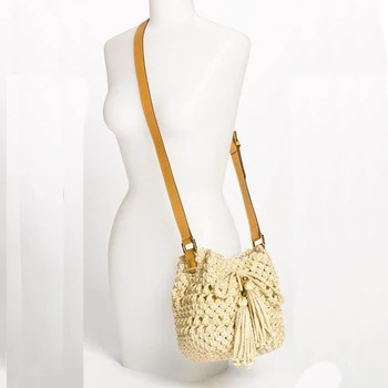 macrame crochet bag