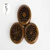NICE ROUND SHAPE WITH THIN COIL INCENSE - 100% FROM Aloeswood OUDH AGAR OUD WOOD VIETNAM- Arabic Incense Burner