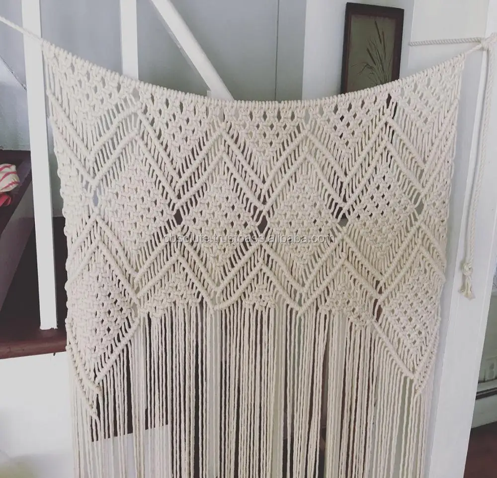 divisor de quarto boho cortina cortinas macrame buy macrame door curtains macrame curtain hanging door curtain product on alibaba com