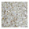 Antique shell mosaic tile