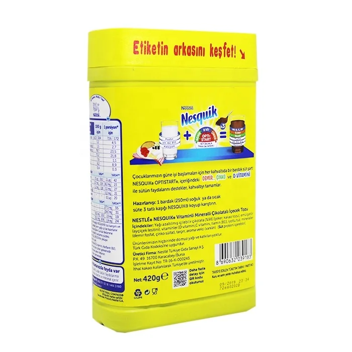 
For Nes Quik Chocolate Powder 420 Gr 