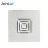 HVAC System Ceiling Diffusers Air Supply Grilles Registers in 4 Way Air Flow