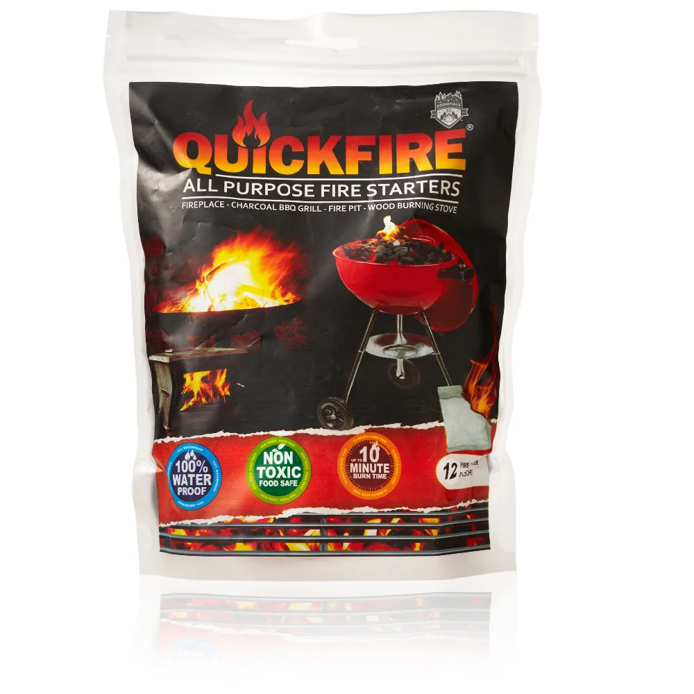 Quickfire All Purpose Wax Fire Starter For Wood Stove Fireplace