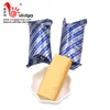 halal sweet vanilla flavors baked cake biscuit center filled roll candies
