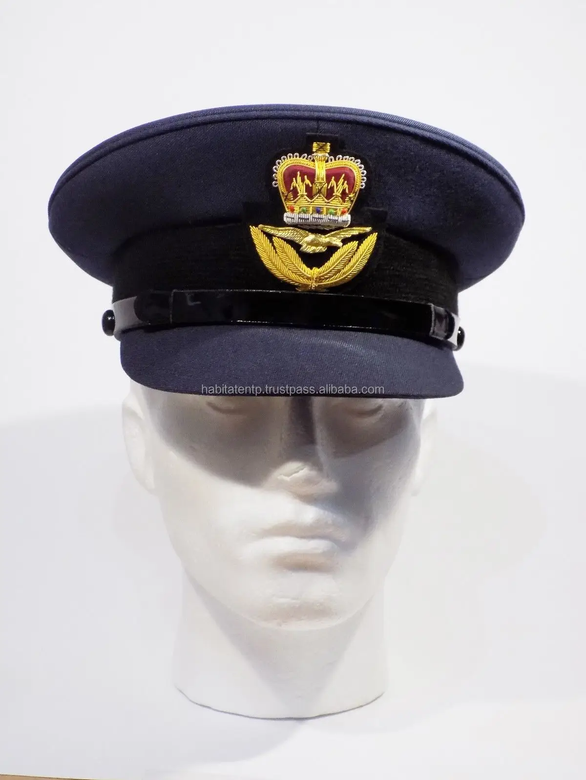 58 neuw. Royal Air Force RAF Service cap dress Schirmmütze blaugrau Gr