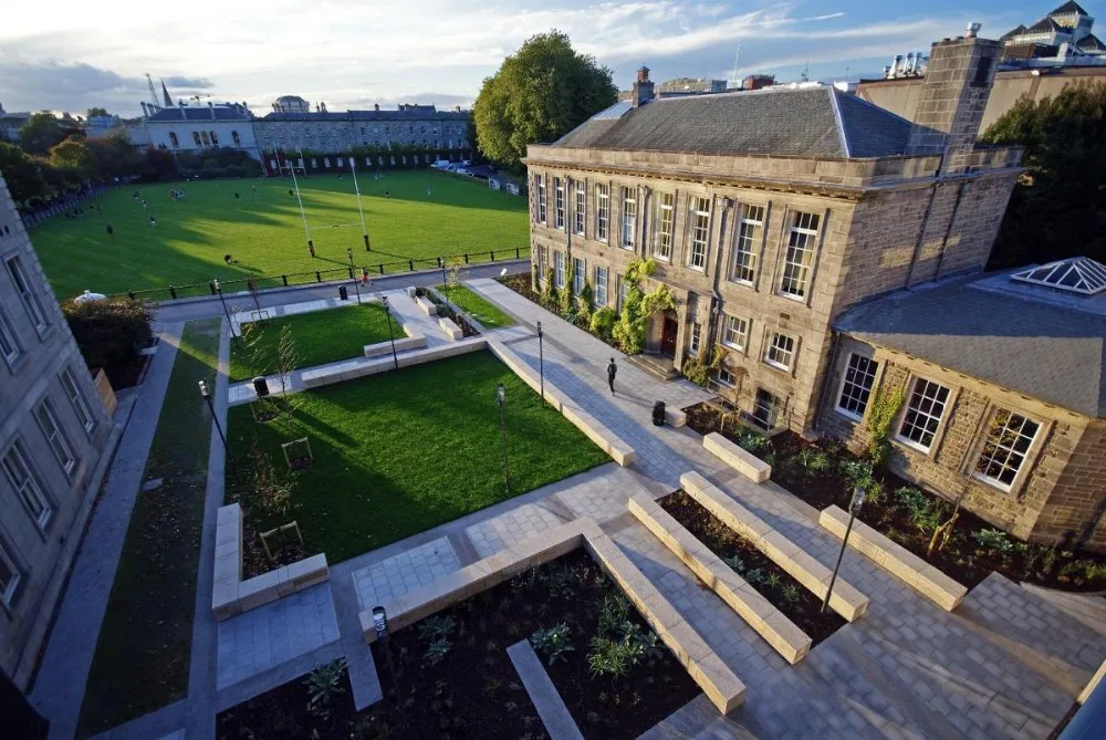 Harvard University Northwest Science Building Campus landscape design, Campus la