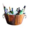 Large Solid Copper ice bucket For Beer Wine