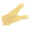 Top Work Glove Medical Latex Toe Tex Gloves with Natural Rubber, Yellow Color