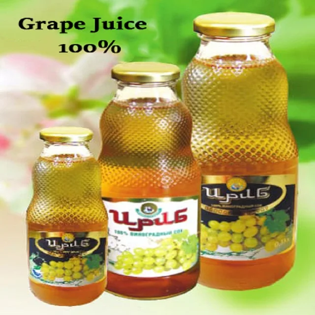 0, 75l white grape 100% pure juice russian juices and nectars