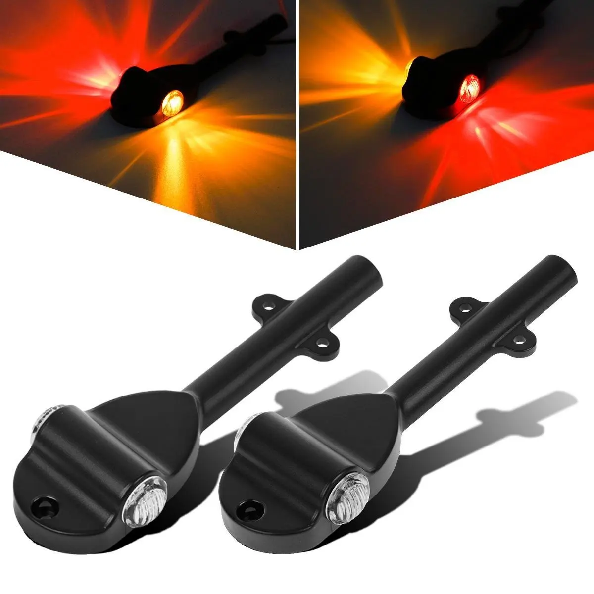 Waterproof, Sealed /& Stainless Steel Base, Truck//Trailer MaxxHaul 70449 Red LED Clearance Identification Light Bar