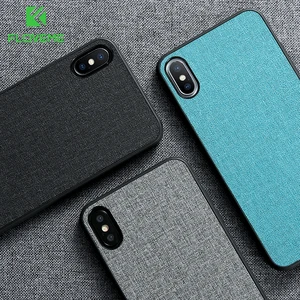 FLOVEME Cloth Texture Soft TPU Case iPhone X XS Max XR