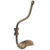 Cast Iron Venetian Bronze Scroll Edge Wall Hook