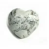 heart stone Natural Tree agate Stone Carved Heart Polished Crystal heart palm and pendant