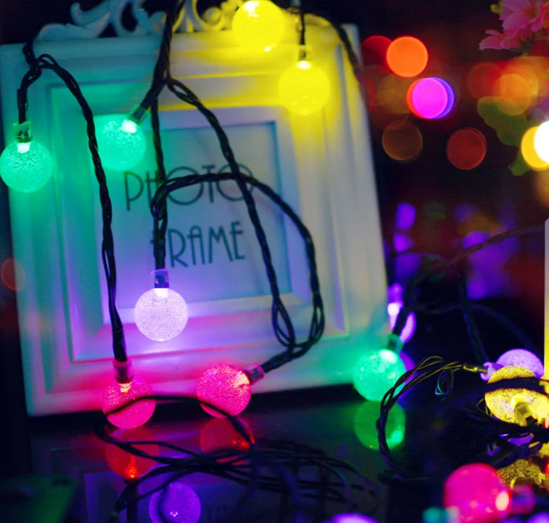 Solar Light String 30LED Clover Outdoor Waterproof Spring Festival Christmas Garden Decoration Lantern string light