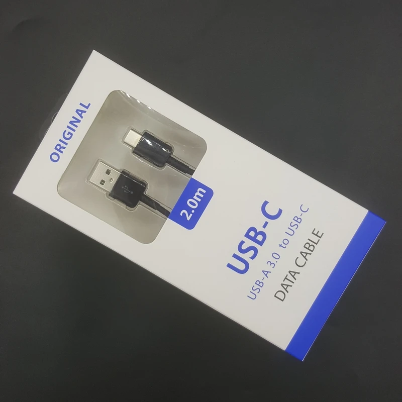 

Universal original 2m type c cable fast charging wires USB-C 3.0 for samsung S9, xiaomi 8 with box retail packing