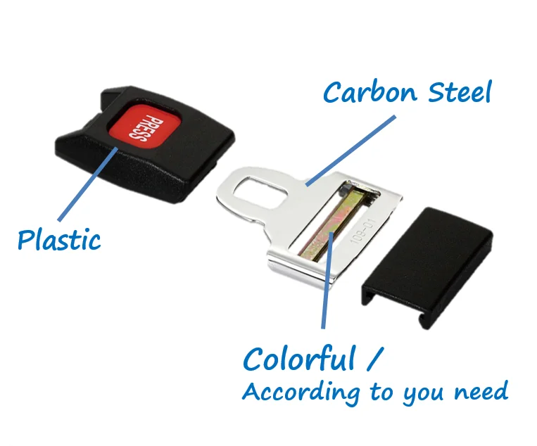steel accessory car seat belt buckle with Taiwan