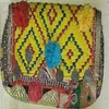 Antique handbag with space colorful clutch bag fashionable bag for college girls