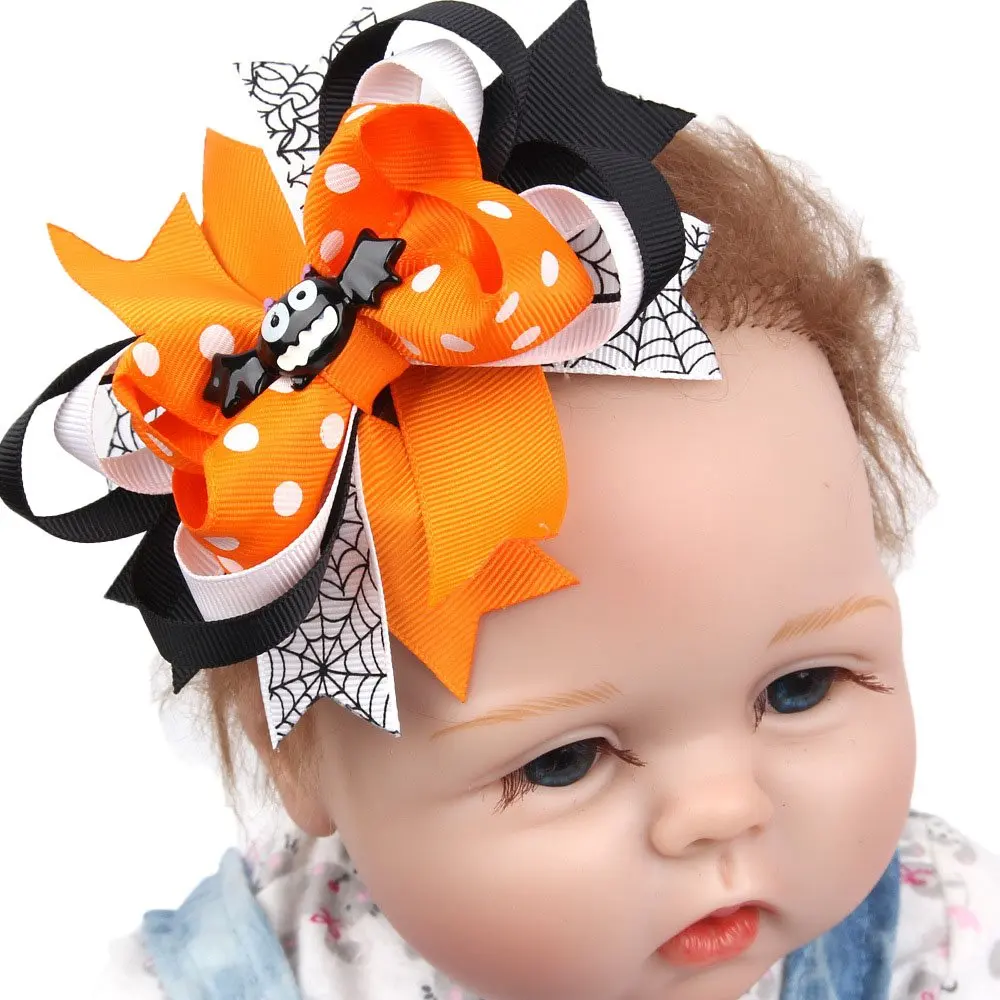 Huayang| Cute Cartoon Hair Bows With Clip for Baby Girls Kids Teens Toddlers Children - Best for Halloween-Kids Cute Swallowtail Design Hair Clip Hairpin