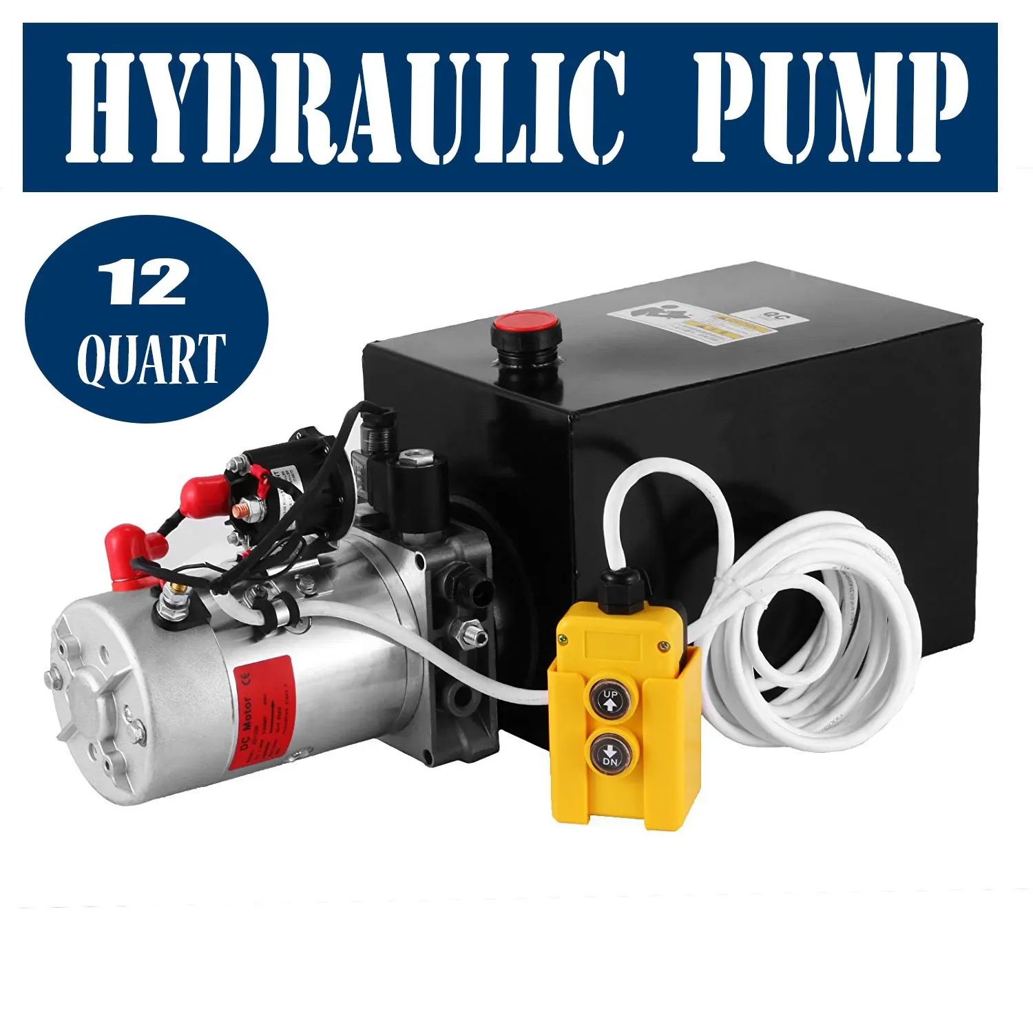 Buy Happybuy 12vdc Hydraulic Pump Double Acting Solenoid Operation