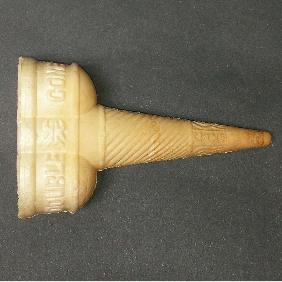 
Double Waffle wafer Ice Cream Cone 