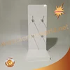 retail store clear acrylic hook stand/peg hook counter display/acrylic counter