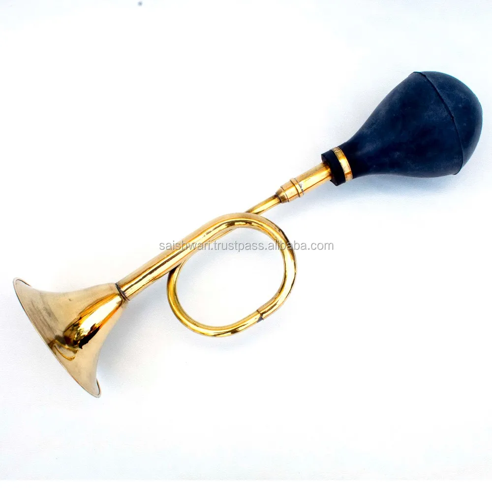 High Quality Hot Selling Brass Finish 4.75 Inch Taxi Horn Bugle Trumpet