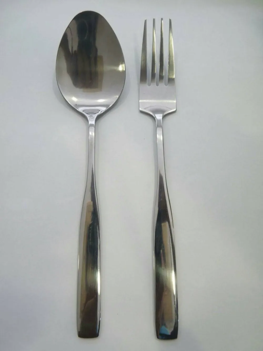 spoon and fork set with stand