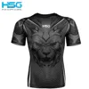 OEM Design compression shirts mma lycra rash guard